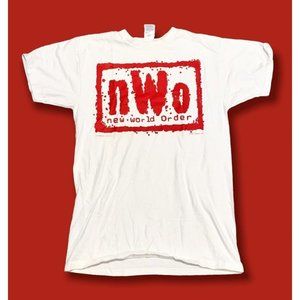 Vintage WCW T-shirt 1998 NWO & Ozz Franca Fruit Of The Loom Tag Mens Medium